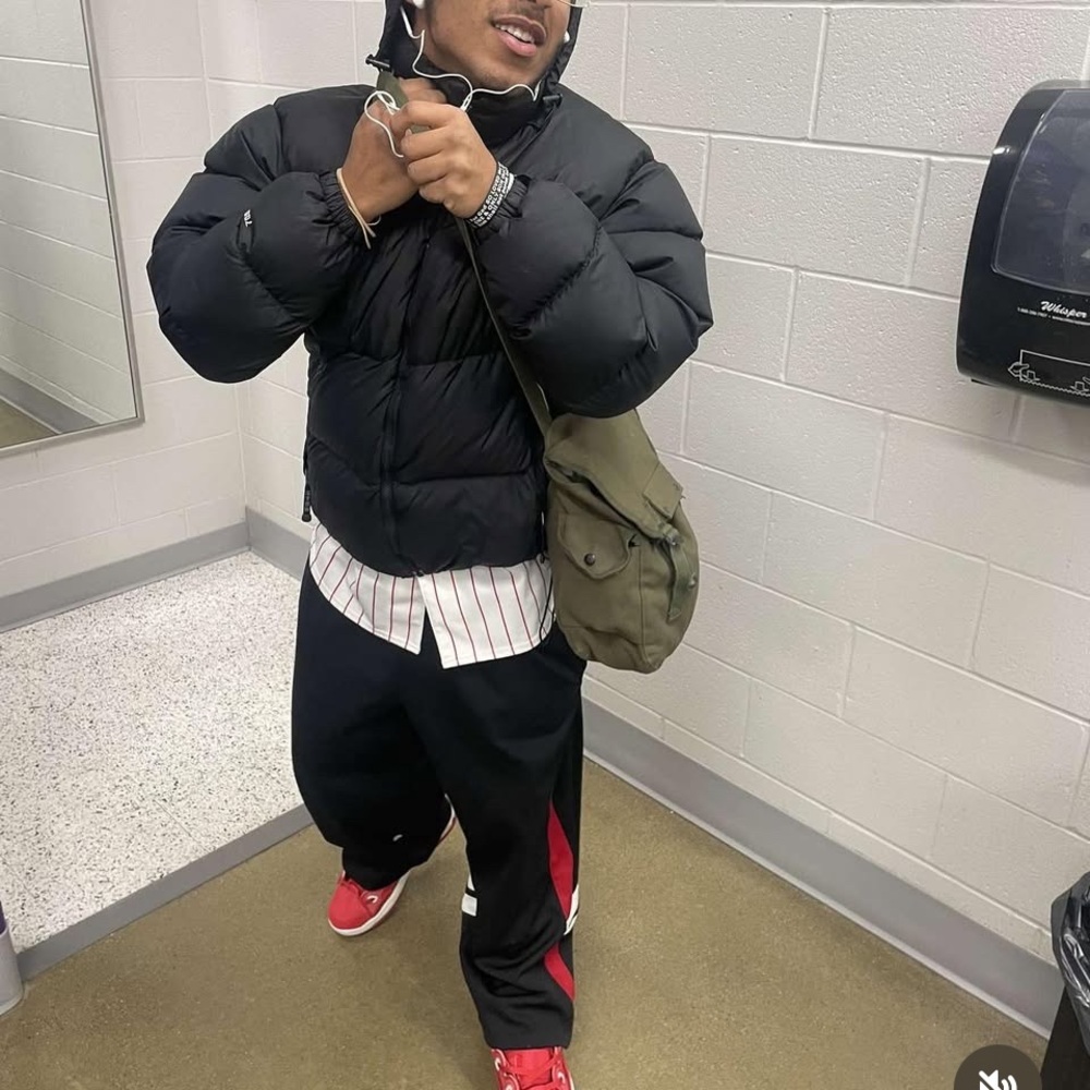 Athletech Black and Red Sweatpants for Active Comfort